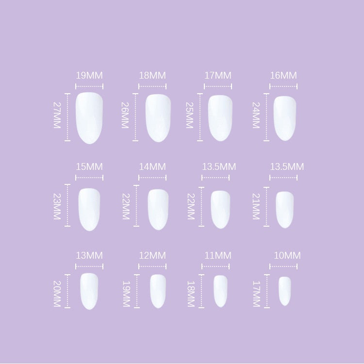 Nude Transparent Jade Leopard Print Wear, Salon finish long-lasting Press on nails