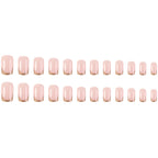 Simple Golden Trim French Nail Tips, long-lasting & reusable Press Ons
